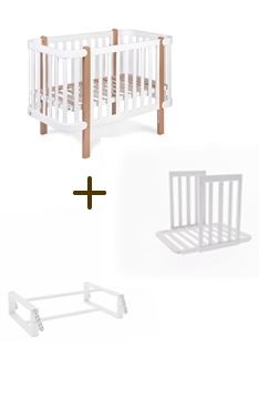 WHITE YappyÉtude beebivoodi komplekt