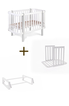 SKY GREY YappyÉtude Babybett Set