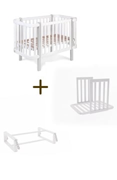 SKY GREY YappyÉtude Babybett Set
