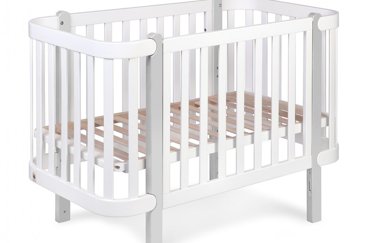  SKY GREY YappyÉtude baby cot and YappyÉtude II dresser