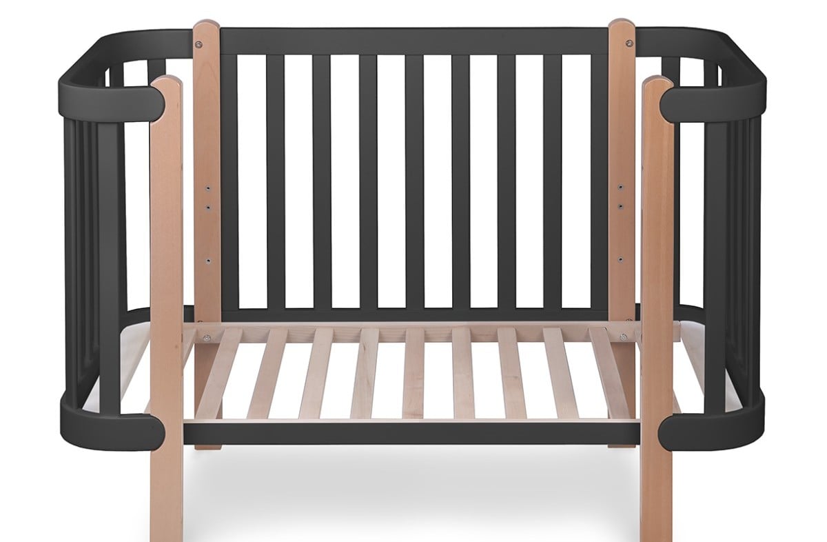  ANTHRACITE YappyÉtude baby cot and YappyÉtude II dresser