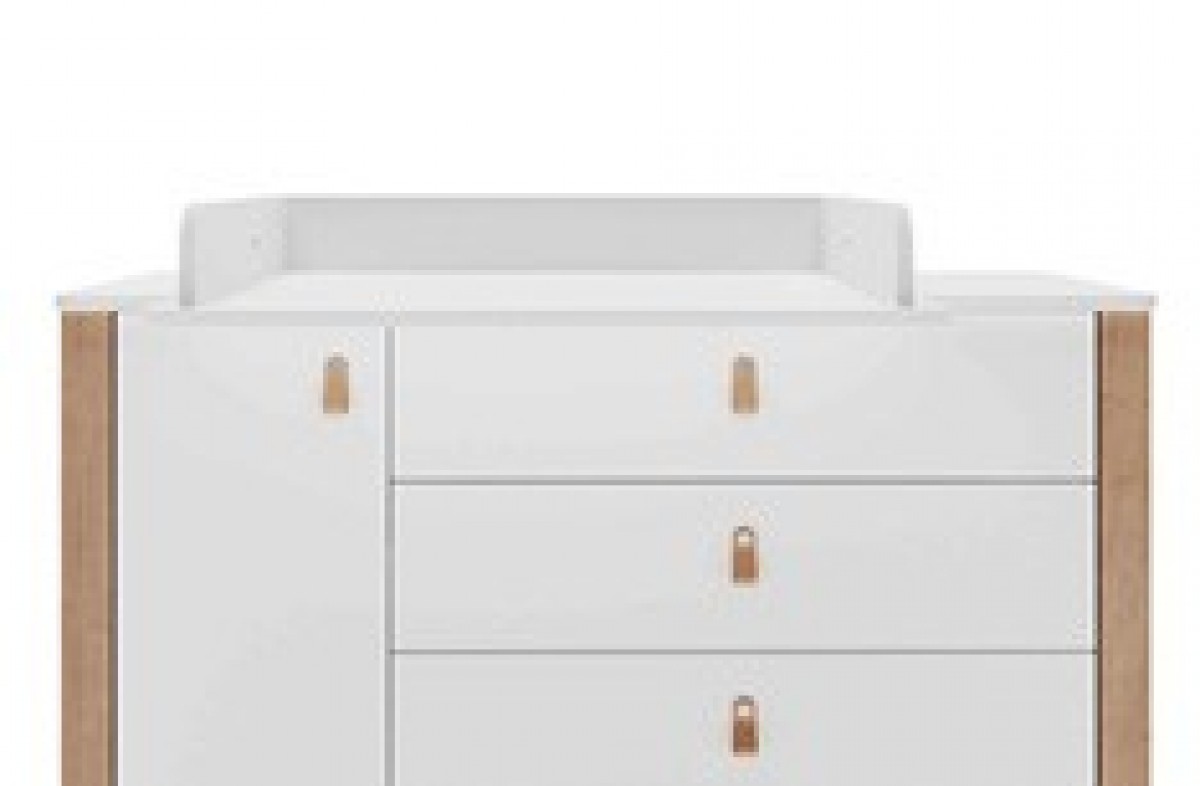  NATURAL YappyLull Babybett und YappyÉtude II Kommode, WHITE