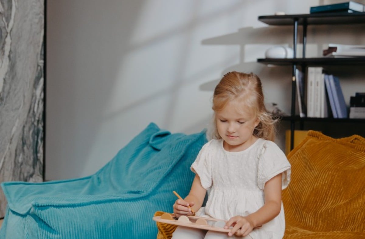  YappyHug beanbag, MUSTARD