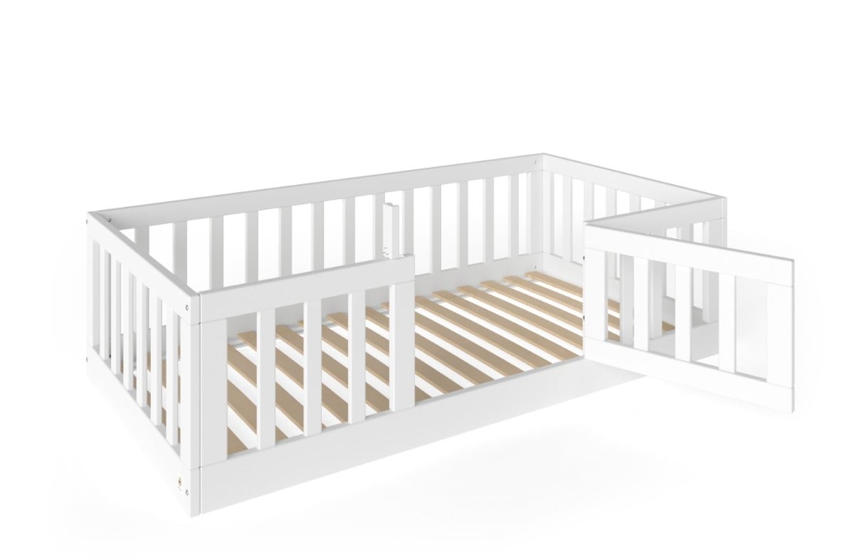  YappyCasa bērnu grīdas gulta, WHITE