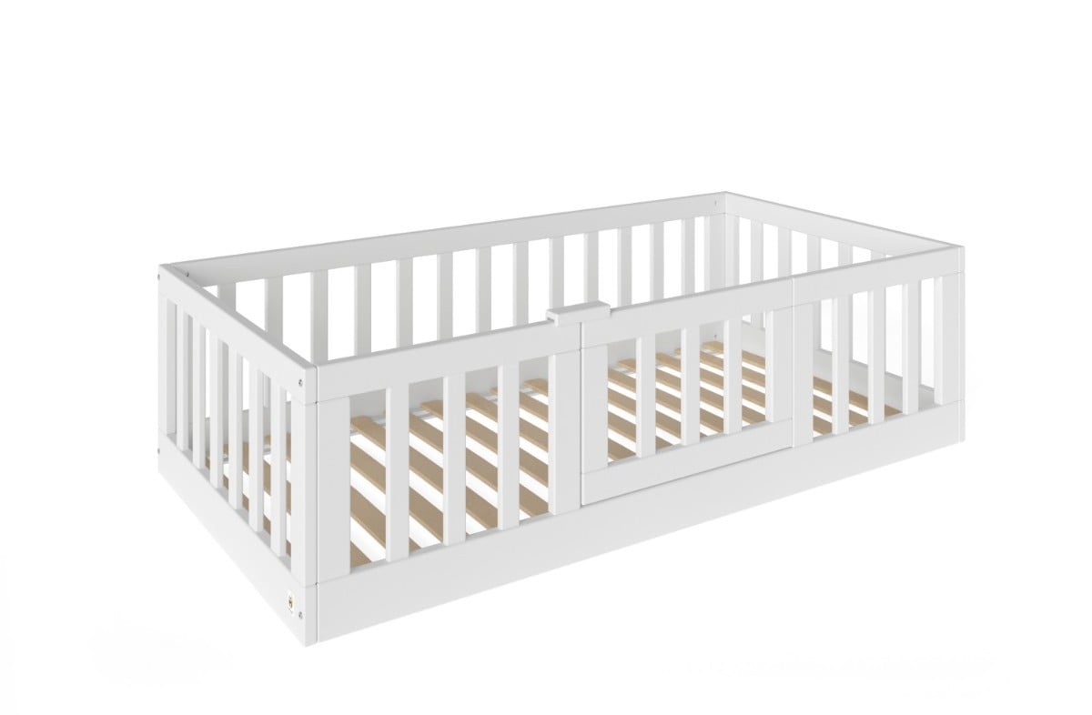  YappyCasa bērnu grīdas gulta, WHITE