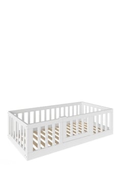 YappyCasa łóżko podłogowe dla dzieci, WHITE