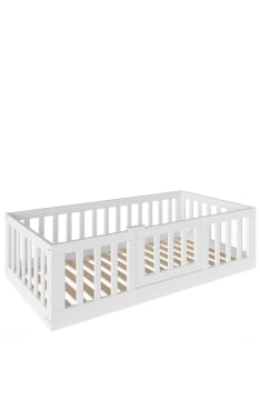 YappyCasa bērnu grīdas gulta, WHITE