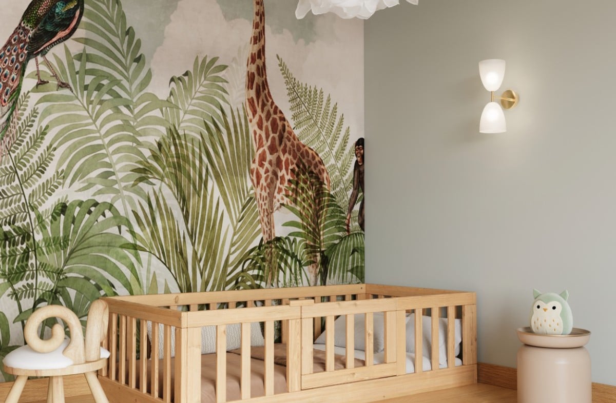  YappyCasa toddler floor bed, NATURAL