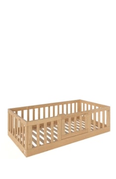 YappyCasa łóżko podłogowe dla dzieci, NATURAL