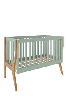  YappyIcon baby cot, SAGE GREEN