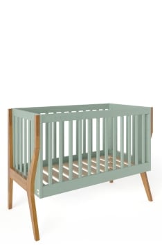  YappyIcon baby cot, SAGE GREEN
