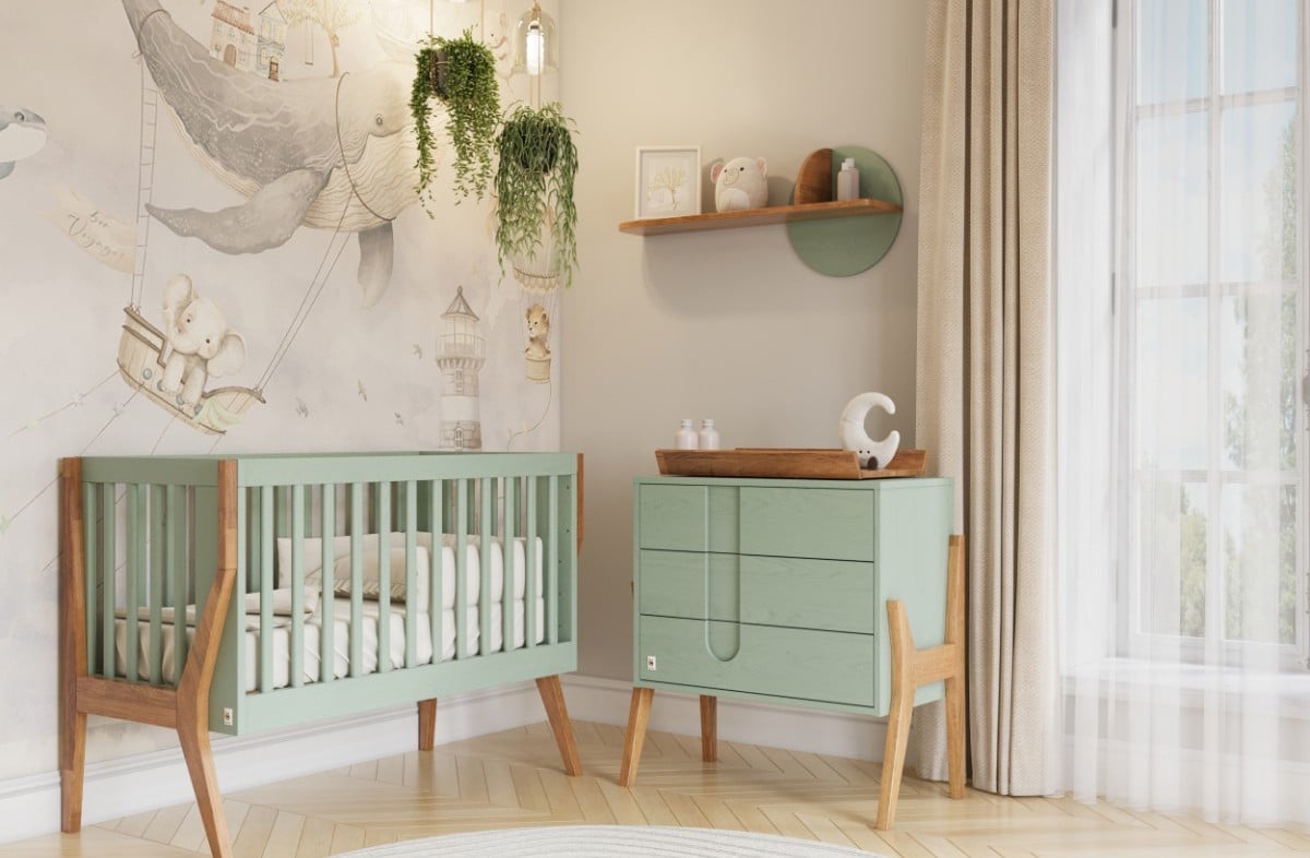  YappyIcon dresser, SAGE GREEN