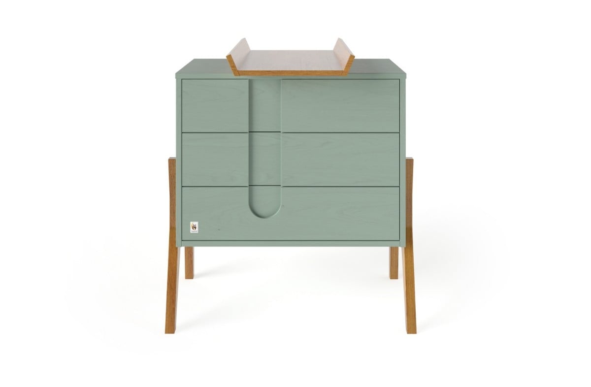  YappyIcon kummut mähkimisalusega, SAGE GREEN