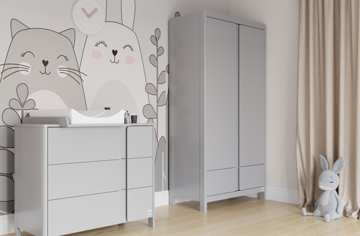  YappyClassic Kleiderschrank, LIGHT GREY Limited 