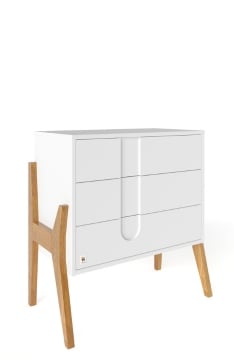 YappyIcon dresser, WHITE