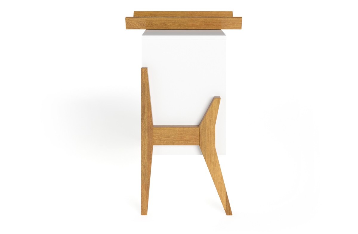 YappyIcon dresser with changing top, WHITE