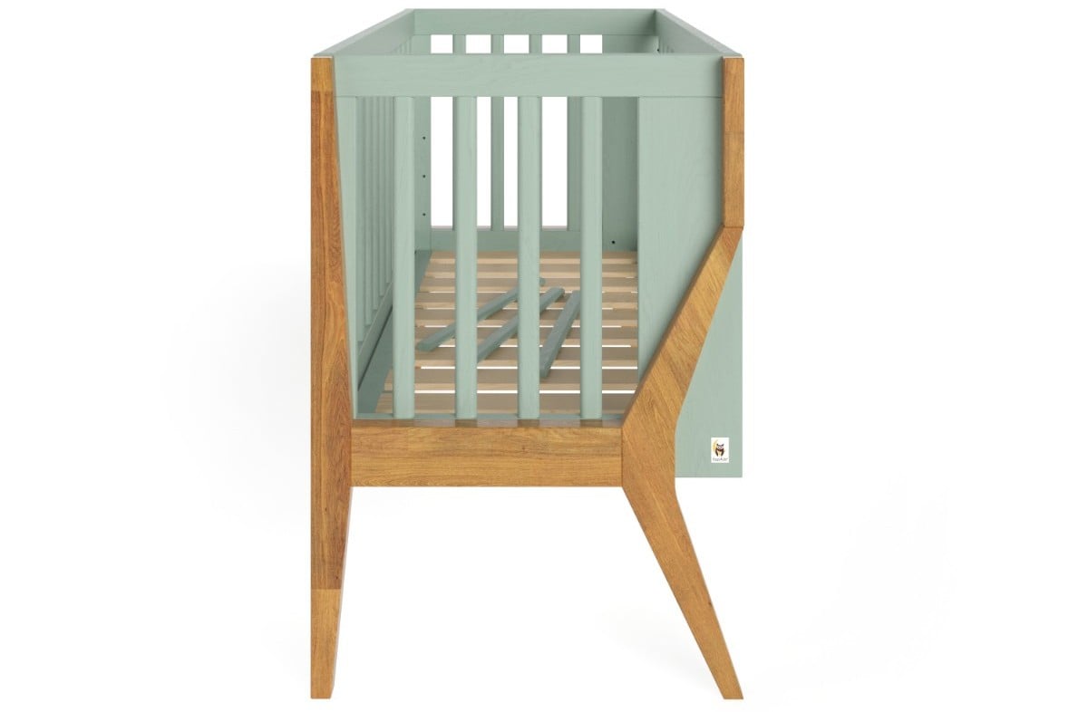  SAGE GREEN YappyIcon beebivoodi ja kummut mähkimisalusega