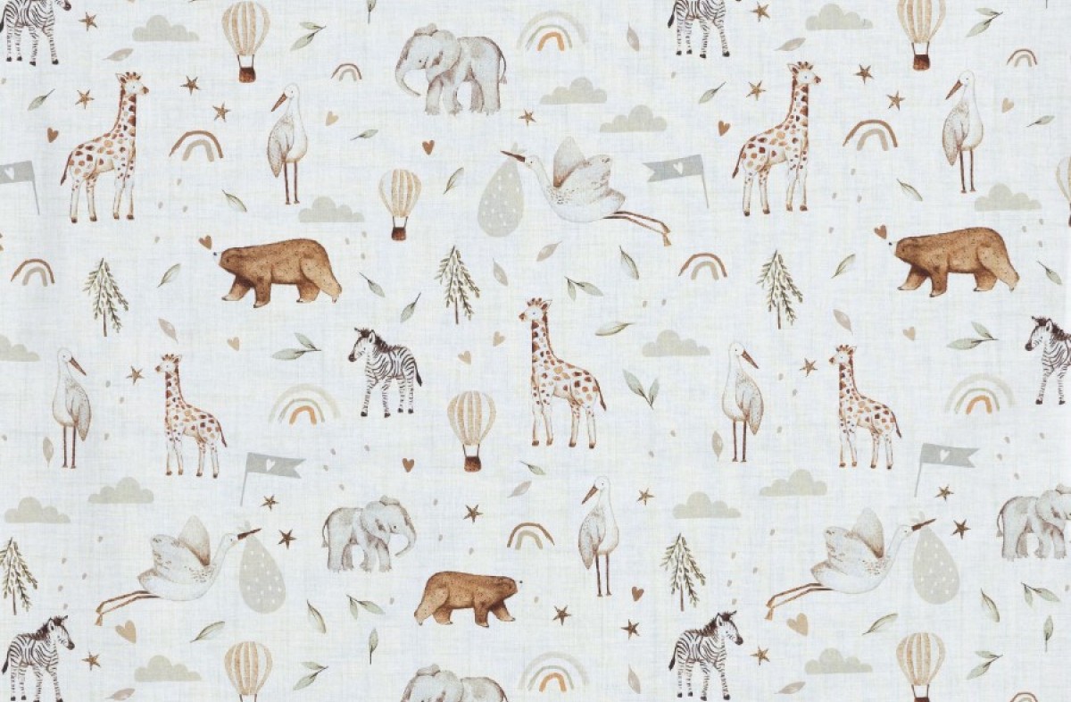  YappySkoggi gultas veļa 100x130 / 38x55 cm