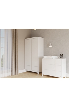 WHITE YappyClassic wardrobe and dresser