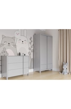 LIGHT GREY YappyClassic Szafa i Komoda
