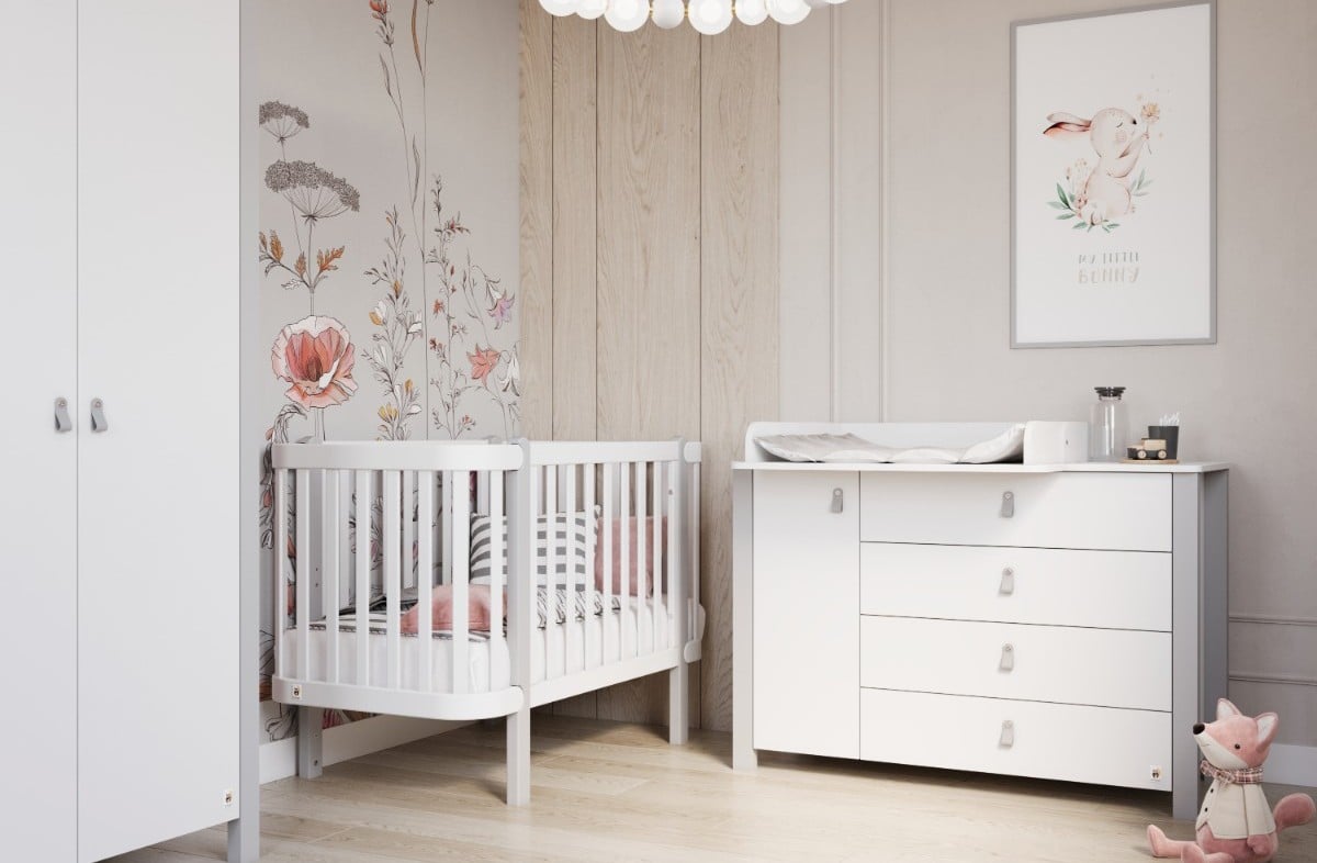  YappyÉtude baby cot, SKY GREY