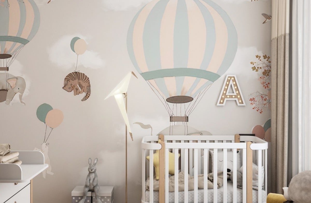  WHITE YappyÉtude baby cot and dresser