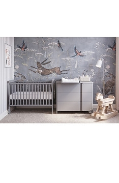 LIGHT GREY YappyUno gultiņa un YappyClassic kumode