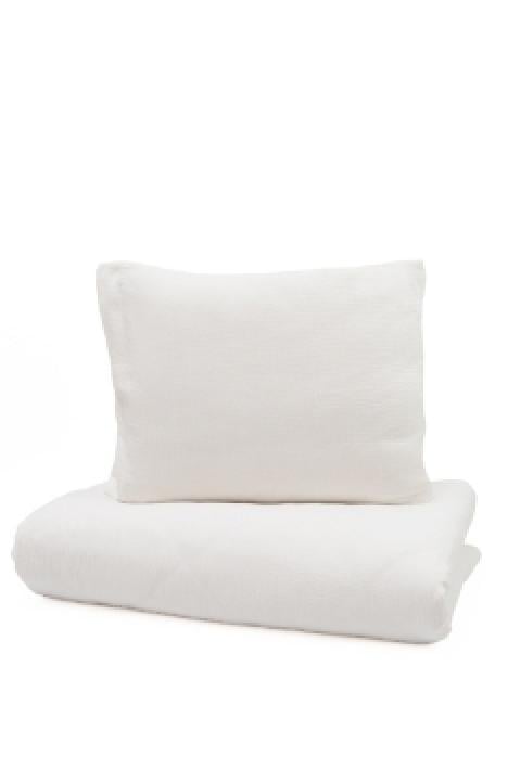 YappyMuslin White patalynė 150x200 / 50x60 cm