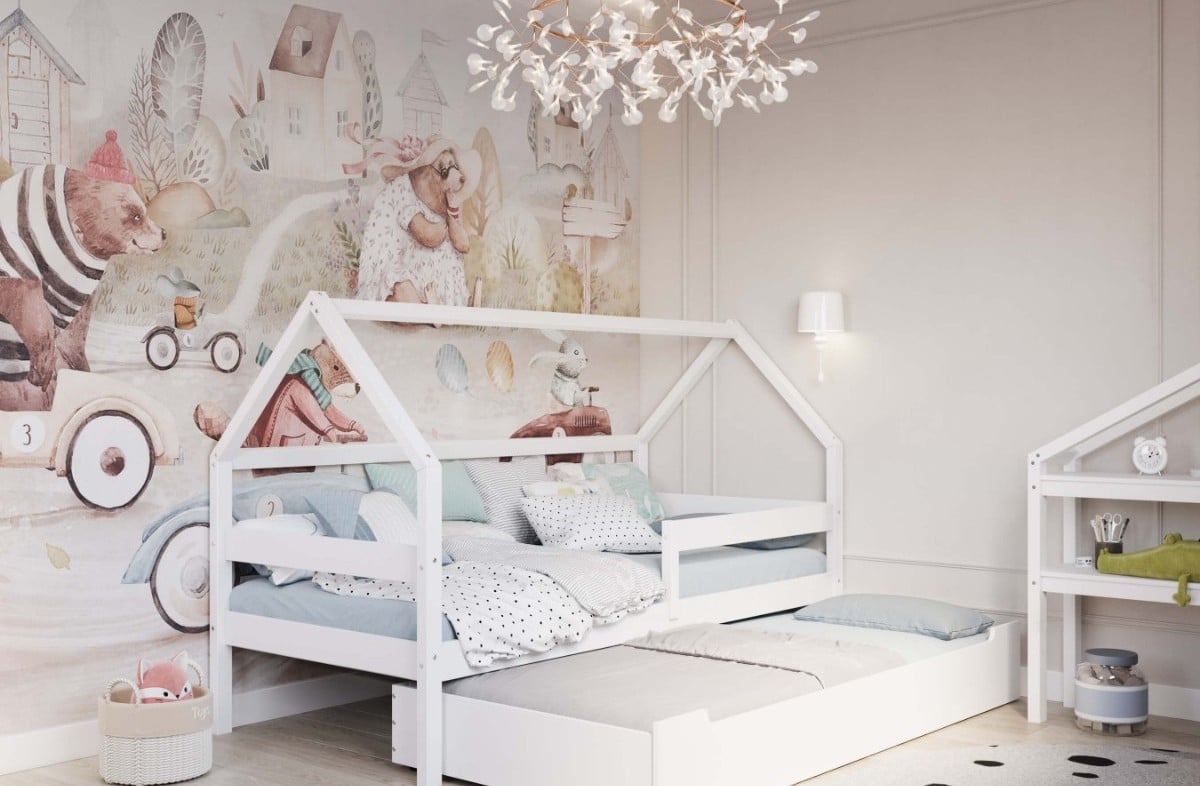  YappySole house bed, WHITE