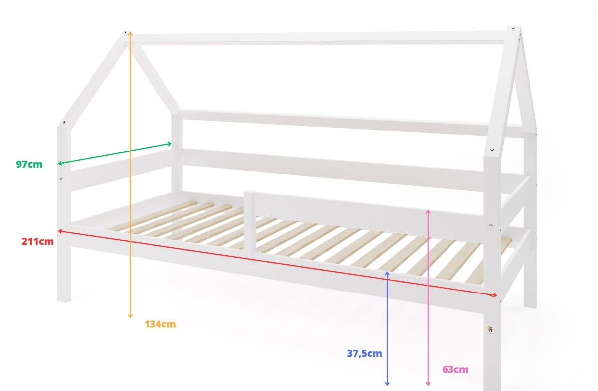  YappySole house bed, WHITE