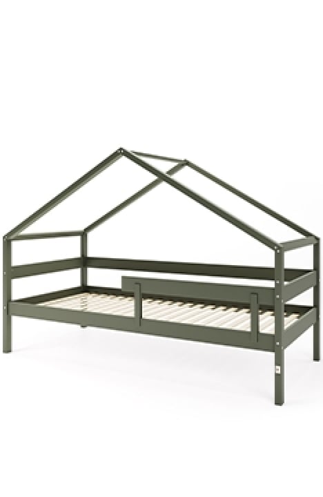 YappyHytte 200cm house bed, GREEN