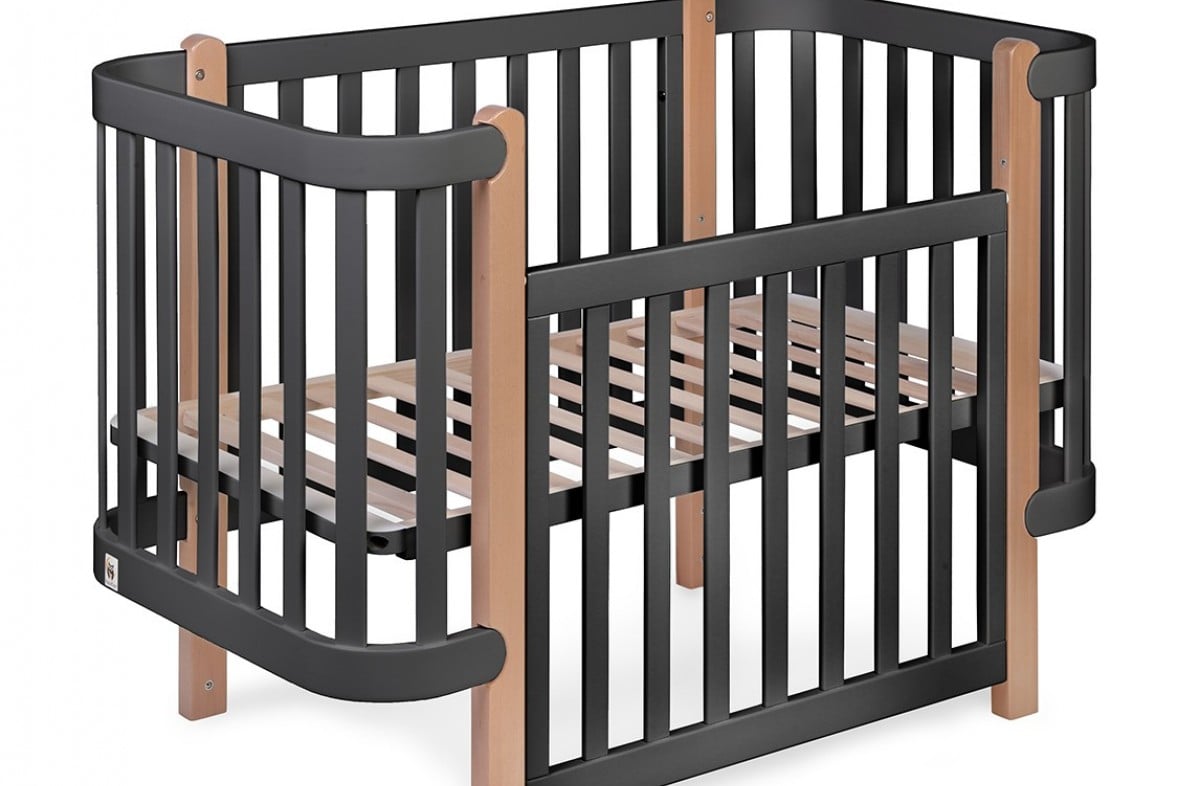  ANTHRACITE YappyÉtude baby cot and YappyÉtude II dresser