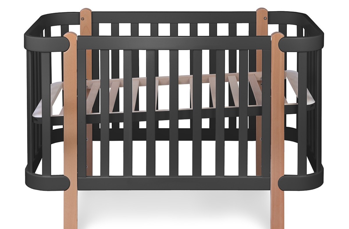  ANTHRACITE YappyÉtude baby cot and YappyÉtude II dresser
