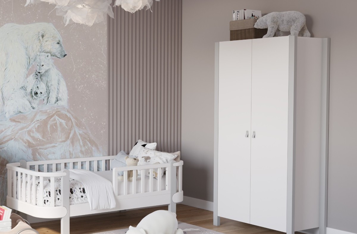  SKYGREY YappyÉtude toddler bed and YappyÉtude wardrobe