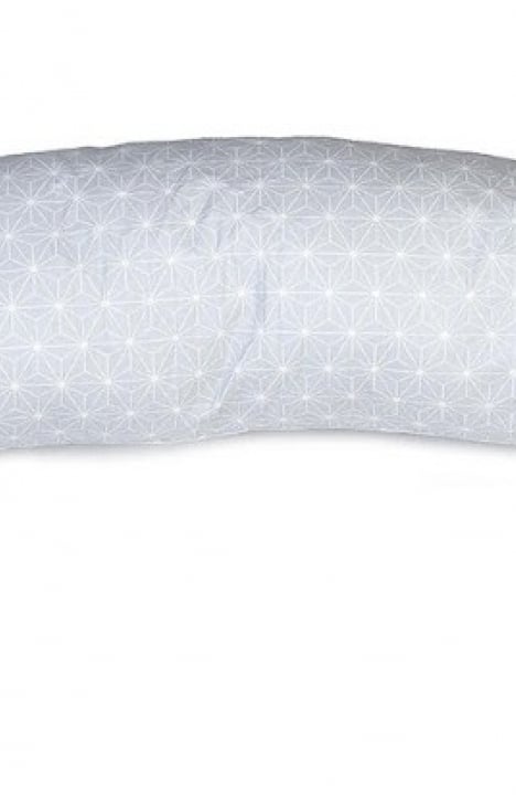 YappyRosette Grey breastfeeding pillow
