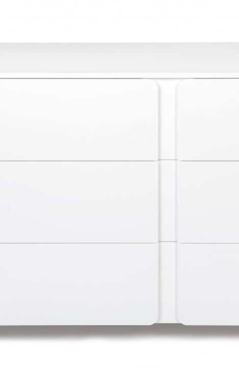 WHITE YappyMove кроватка и YappyClassic комод