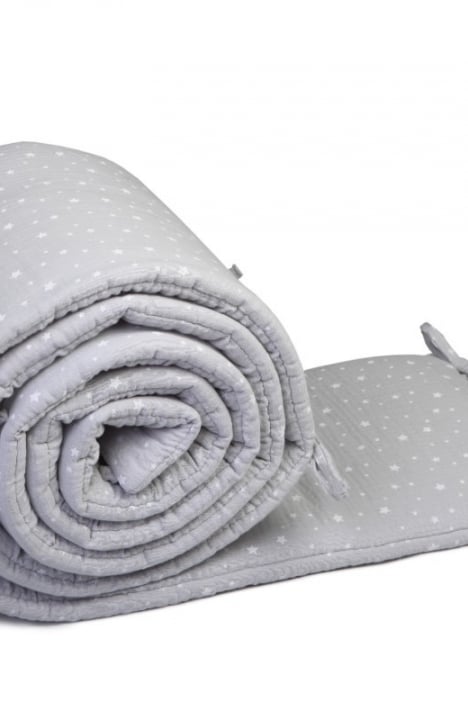 Yappy Star Grey Muslin 360cm apmalīte