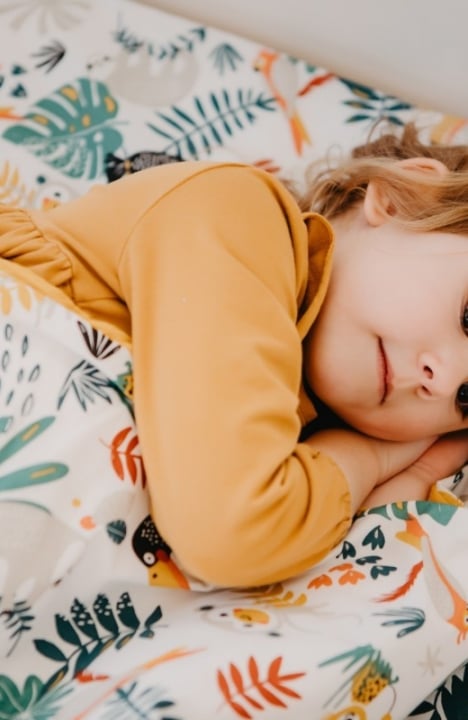 YappyAmazon Mustard voodipesu 100x130 / 38x55 cm