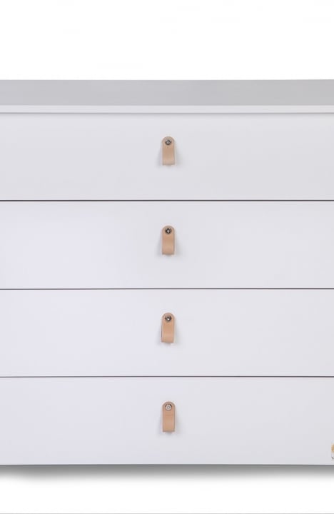 WHITE YappyÉtude baby cot and dresser