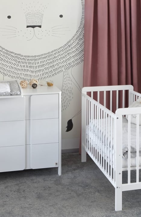 YappyUno cot, WHITE