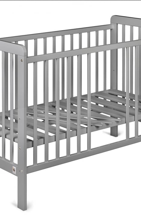 LIGHT GREY YappyUno baby cot and YappyClassic dresser