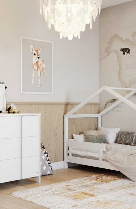 YappyHytte house bed, WHITE