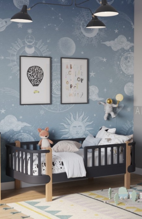 YappyÉtude toddler bed, ANTHRACITE