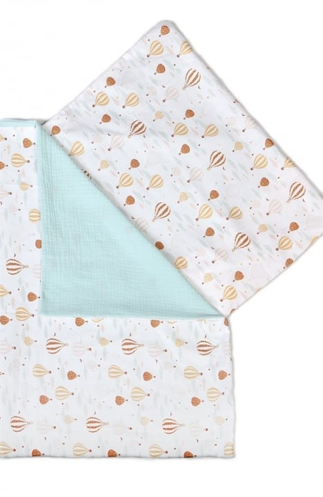 YappyAir Balloon Mint bedding 100x130 / 38x55 cm
