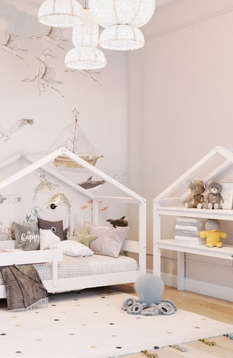 YappyHytte shelf, WHITE