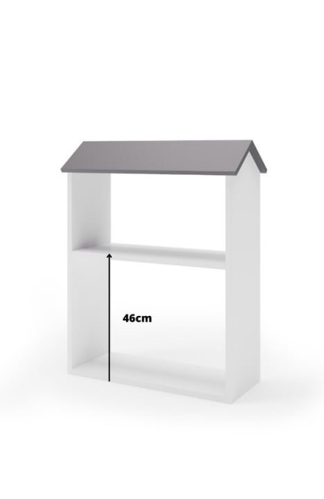 YappyHus shelf, ANTHRACITE