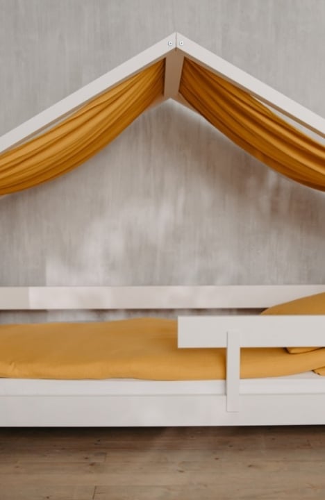 YappyMuslin Mustard užuolaidos