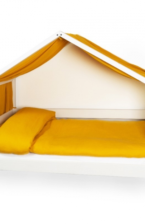 YappyMuslin Mustard bedding 150x200 / 50x60 cm