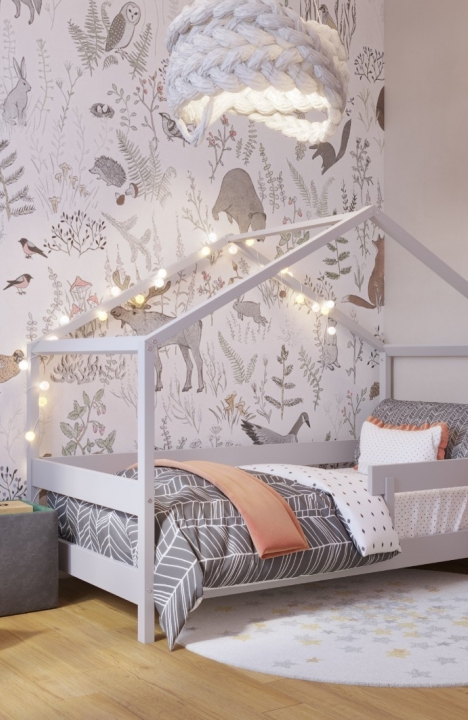 LIGHT GREY YappyHytte house bed and YappyClassic dresser