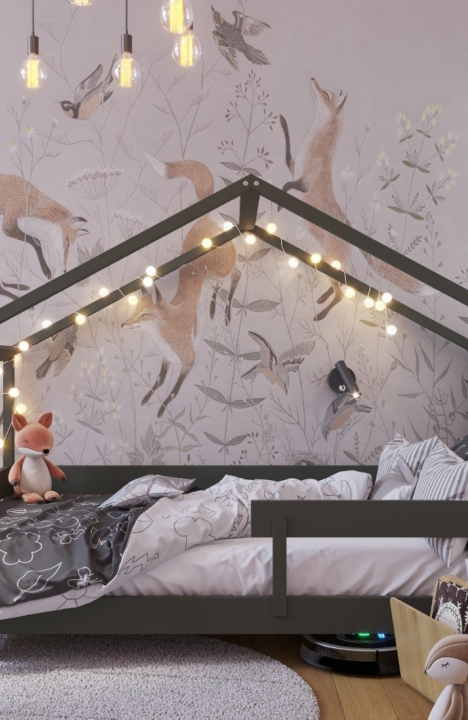 GREEN YappyHytte house bed and YappyClassic dresser